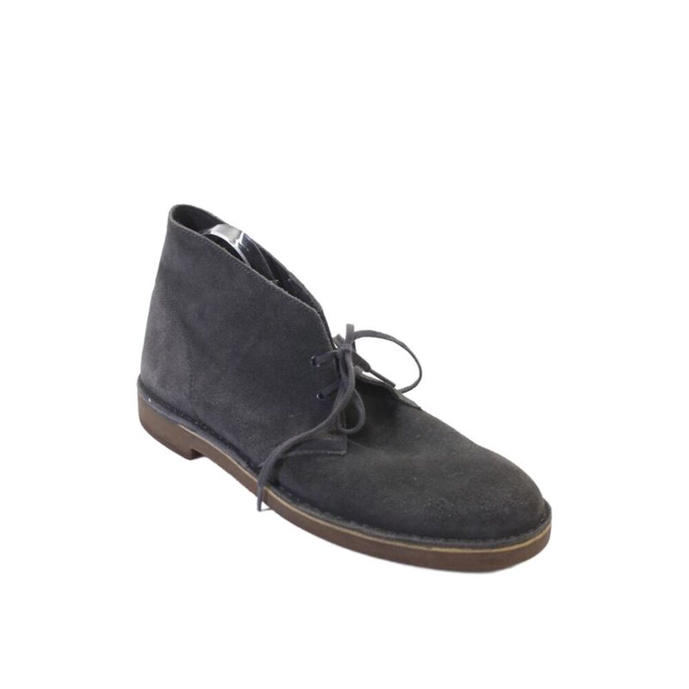 Clarks Mens Suede Lace Up Ankle Boots Grey Size 12 Medium